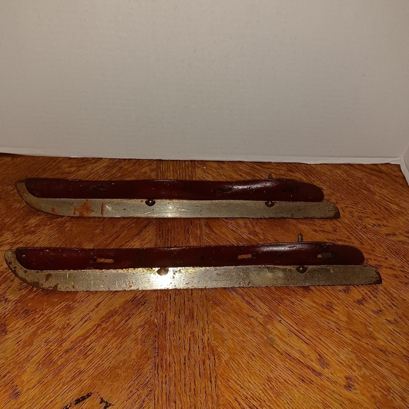 union hardaware co Other - Antique Brass Iron Donoghue Racing Ice Speed Skate Shoes Union Hardware 17-1/2".